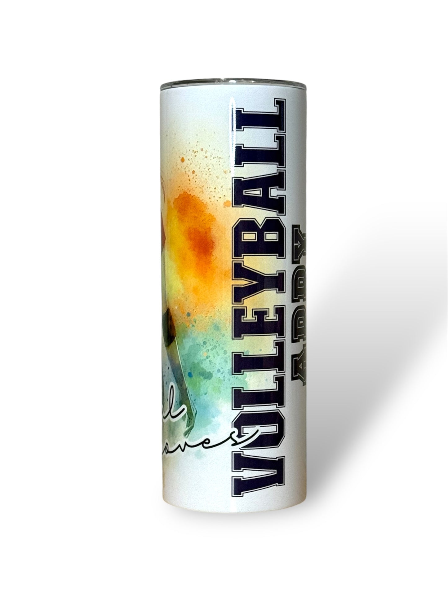 Set, Sip, Spike Personalized Volleyball Lover 20oz Sublimated Tumbler Drinkware Water Bottle