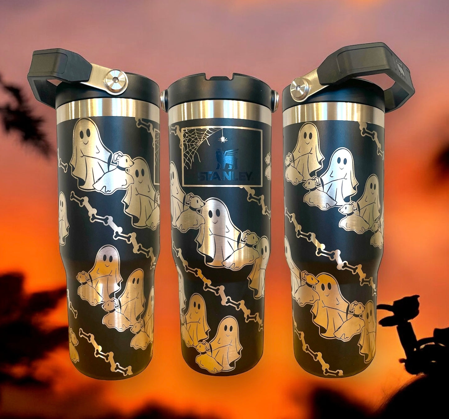 Spooky Stroll 30oz Engraved Stanley Tumbler