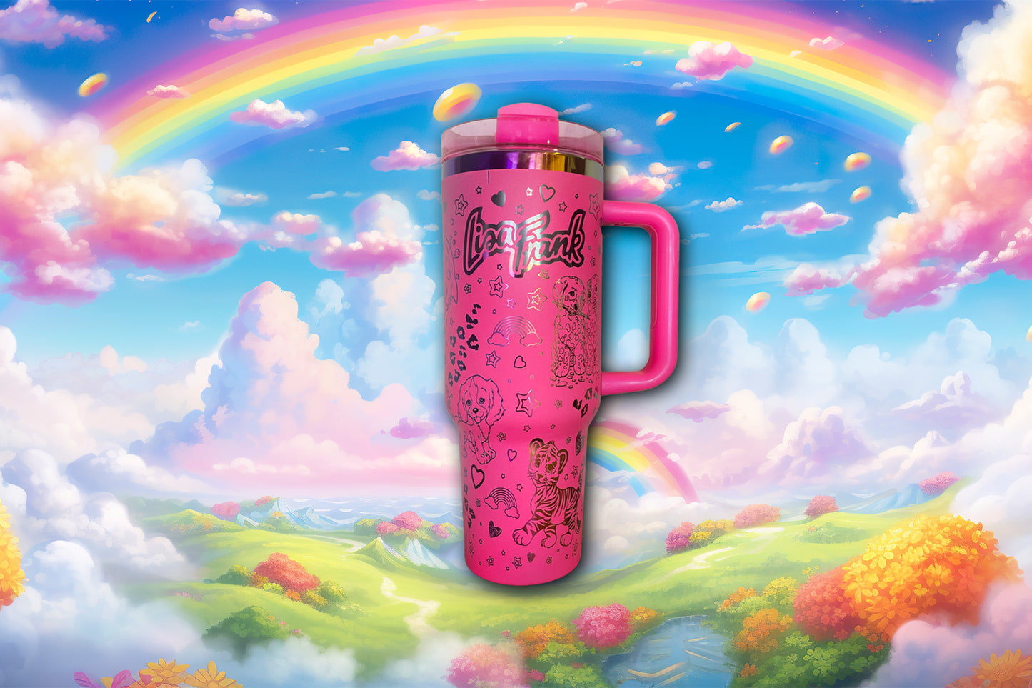 Enchanted Rainbow LF 40oz Engraved Tumbler