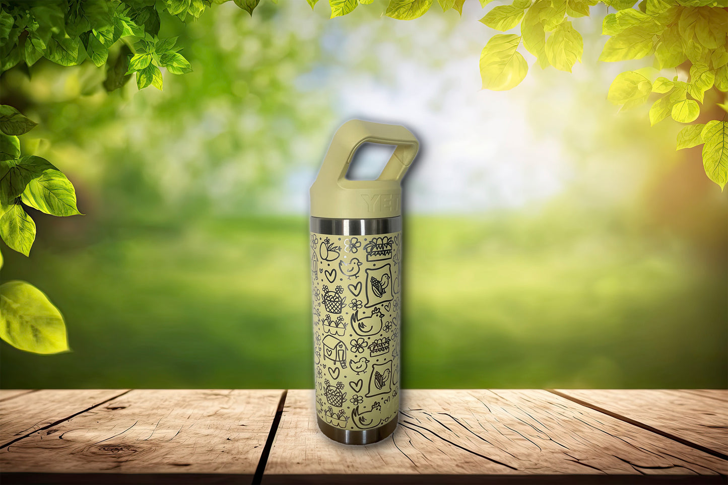 Coop Keeper Customized Engraved 18oz Tumbler