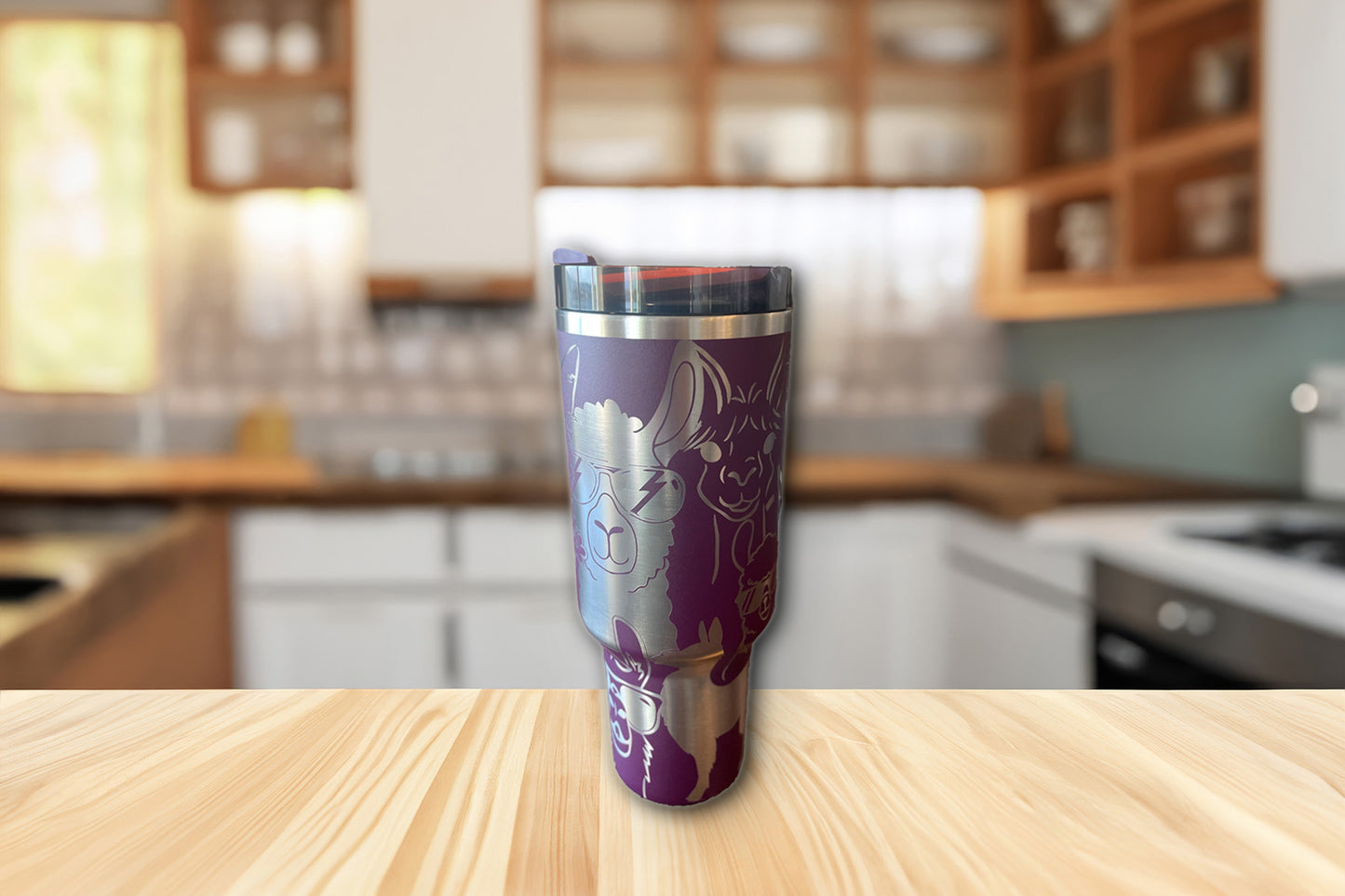 No Prob~llama Engraved Tumbler