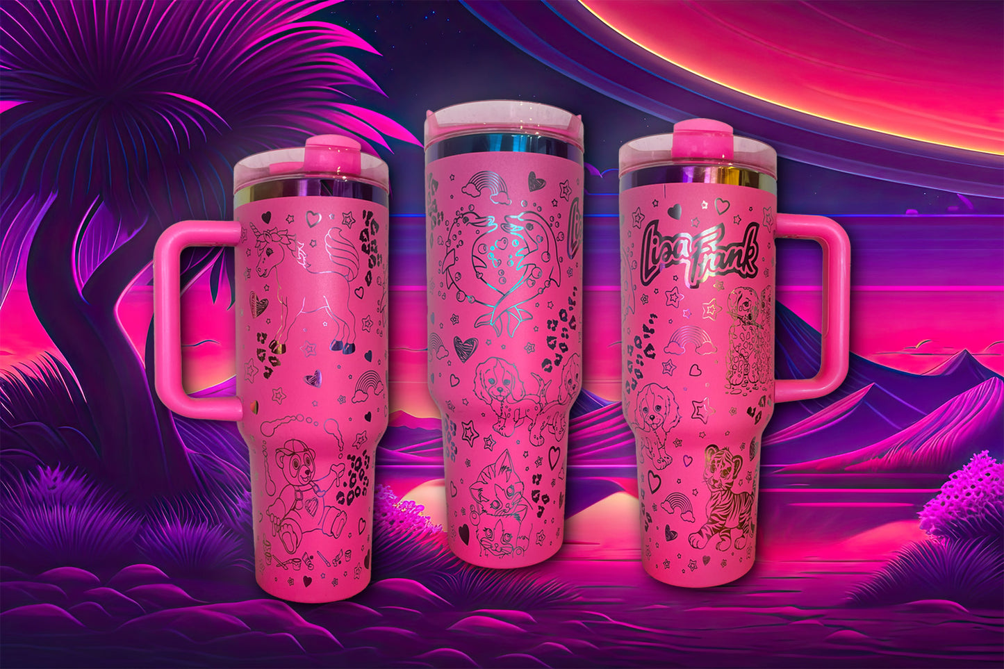 Enchanted Rainbow LF 40oz Engraved Tumbler