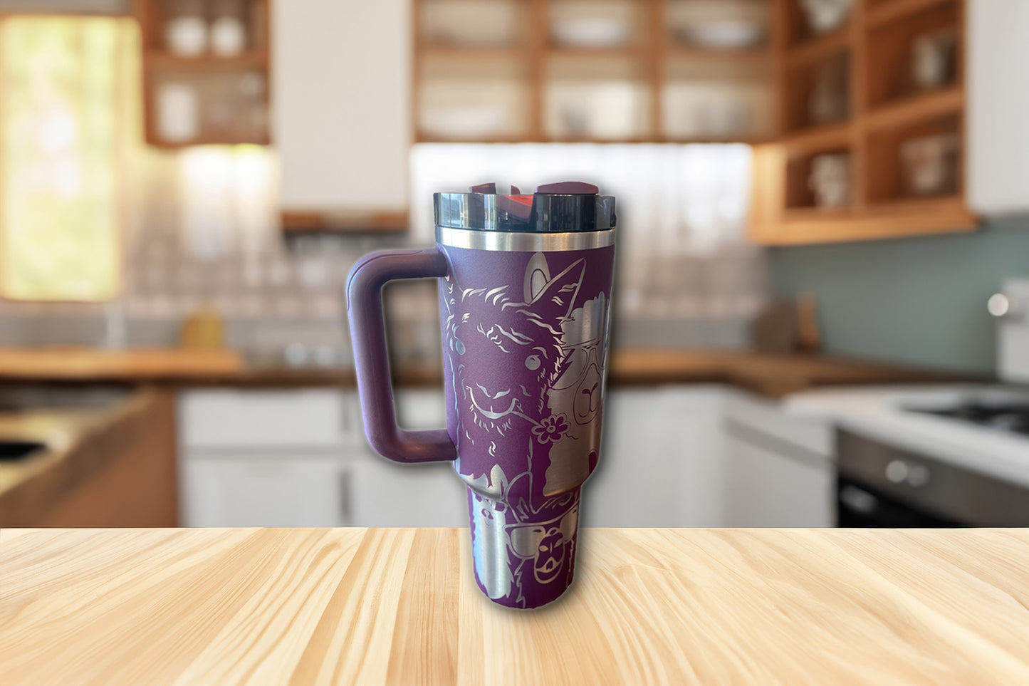 No Prob~llama Engraved Tumbler