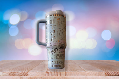 Eras of Sips Taylor Swift 40oz Engraved Tumbler