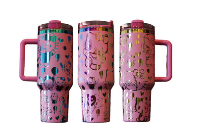 Purrfectly Kreepy Sips 40oz Engraved Tumbler