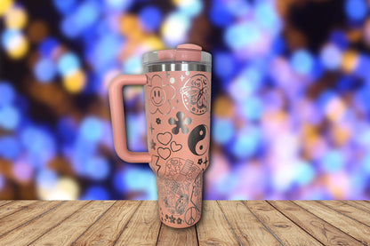 It's Groovy Baby Engraved Tumbler