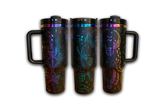 Wizard's Charm 40oz Engraved Tumbler