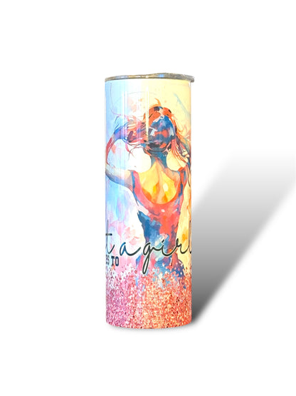 Groove & Go 20oz Custom Dancing Lover Tumbler Drinkware Flask Mug