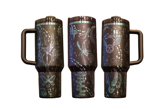 Wizards Charm Engraved Stanley Tumbler