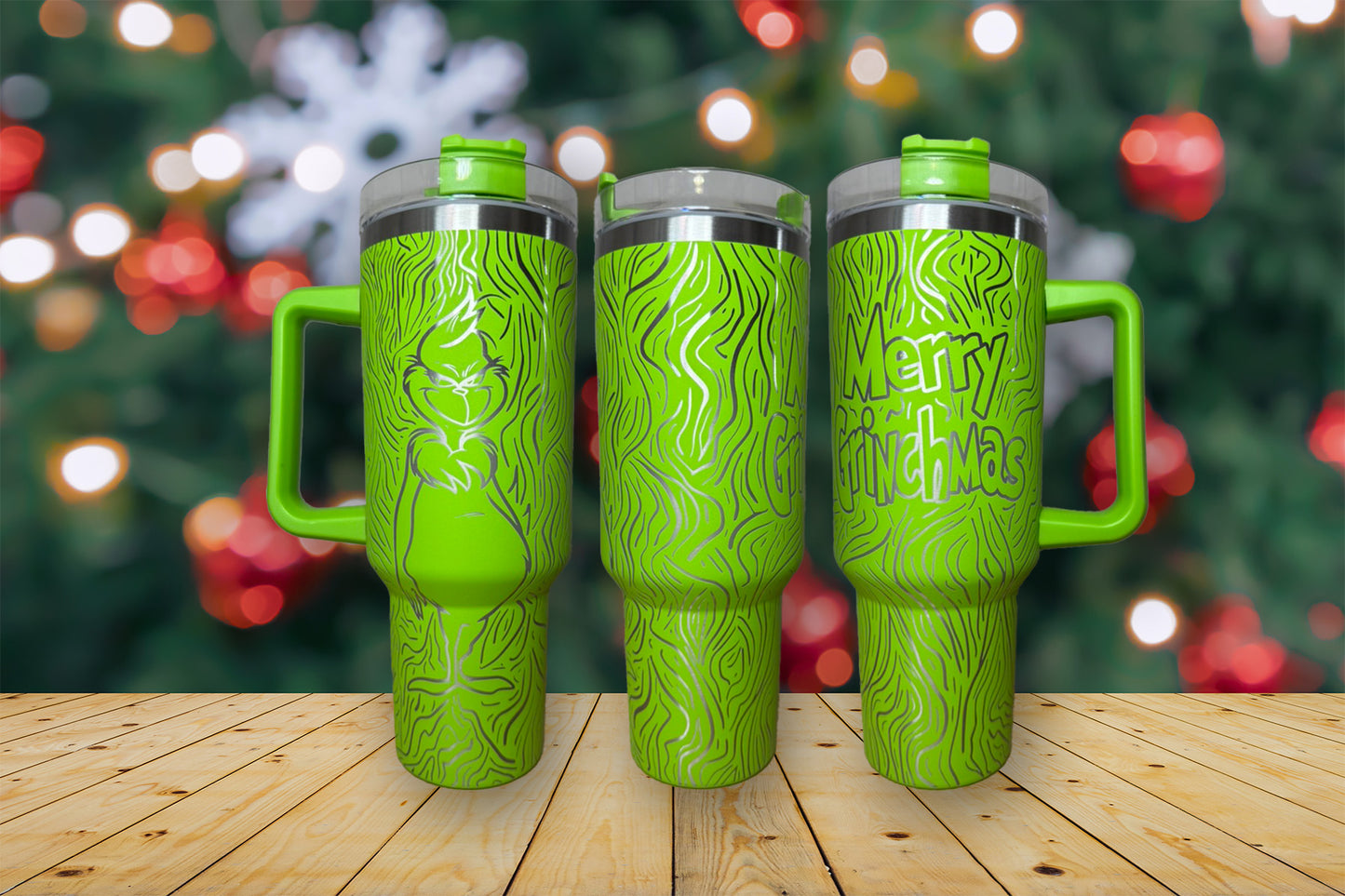 Merry Mischief 40oz Laser Engraved Tumbler Christmas Flask Drinkware Water Bottle Reusable Washable Mug